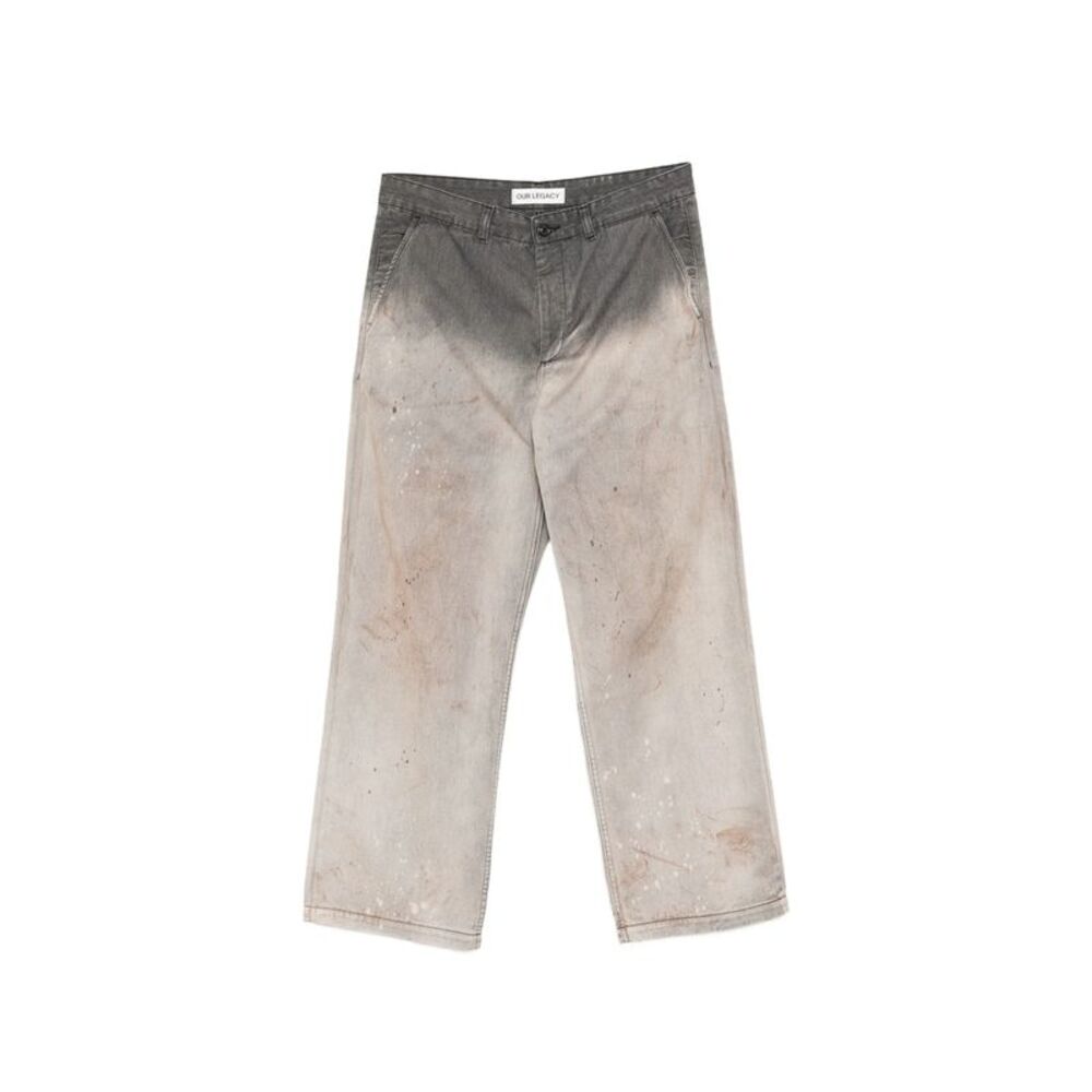 Our Legacy Grey Denim - Wide-Leg Jeans Men